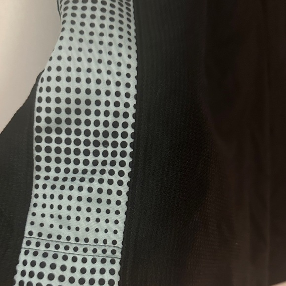 Nike Black Shorts with White Logo and Gray Pattern - Picture 2 of 3